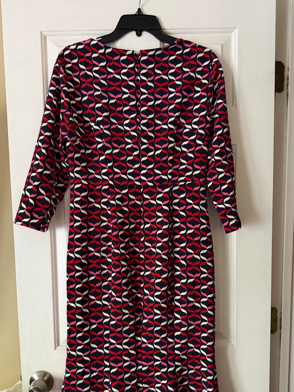 Boden Violette dress in navy ribbons. Size 10L - Picture 6 of 7